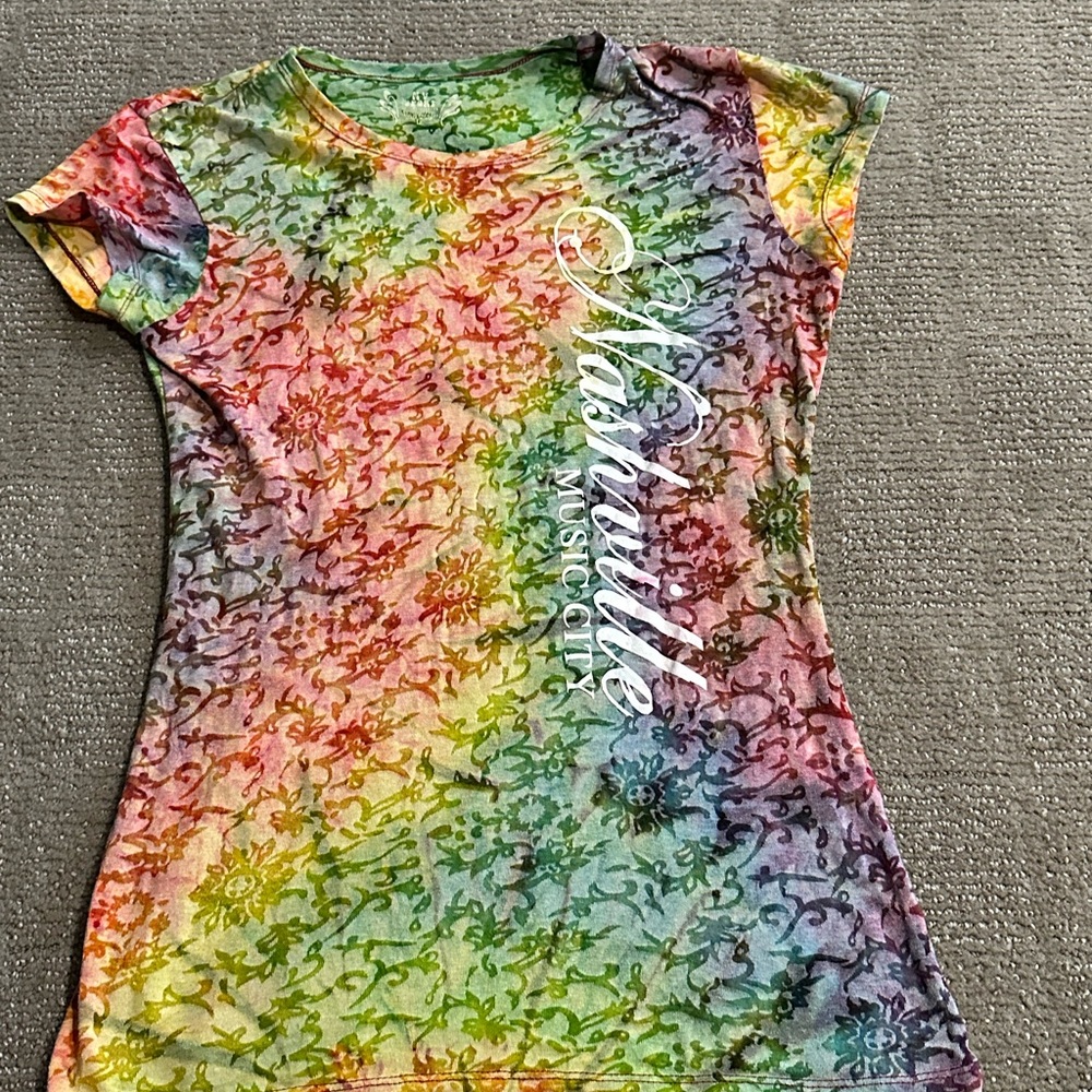 Colorful Tie-Dye Women's Top
